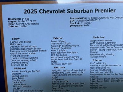 2025 Chevrolet Suburban Premier