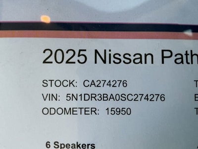 2025 Nissan Pathfinder SV FWD