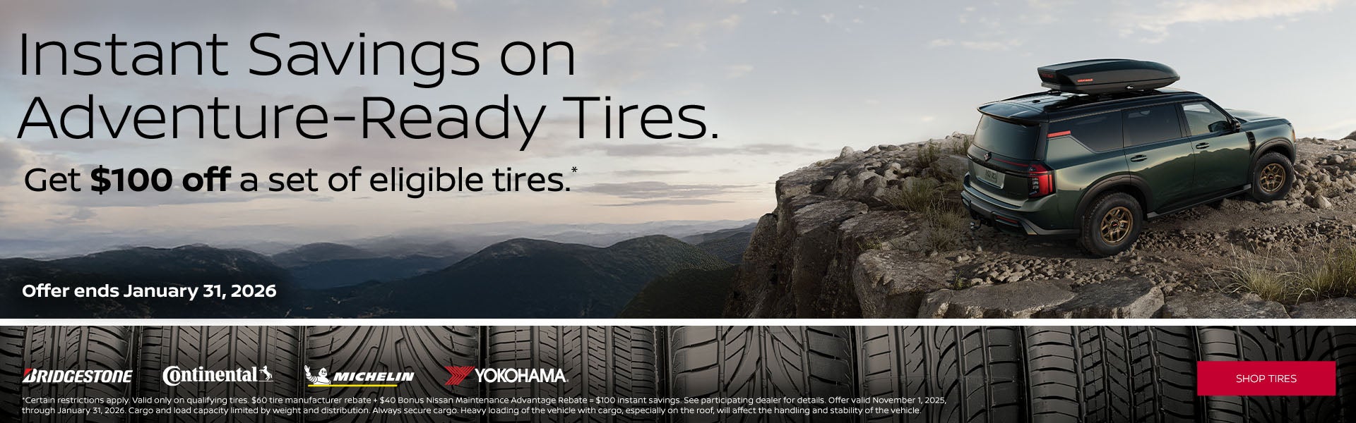 Buy 3 Eligible Tires