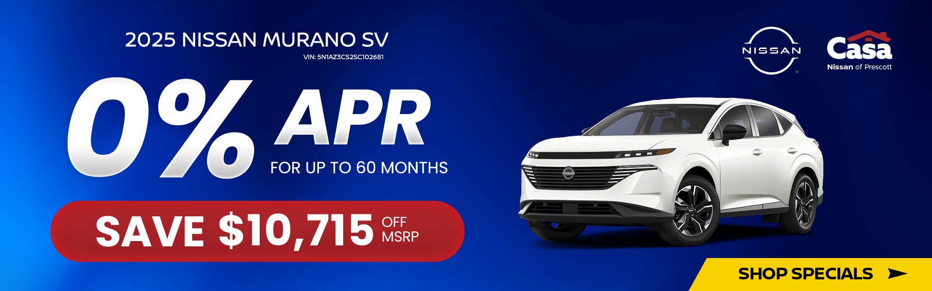 New 2025 Nissan Murano SV