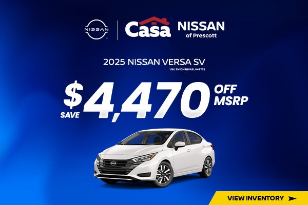New 2025 Nissan Versa SV