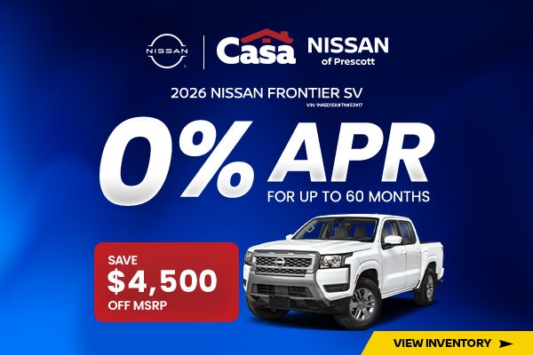 New 2026 Nissan Frontier SV