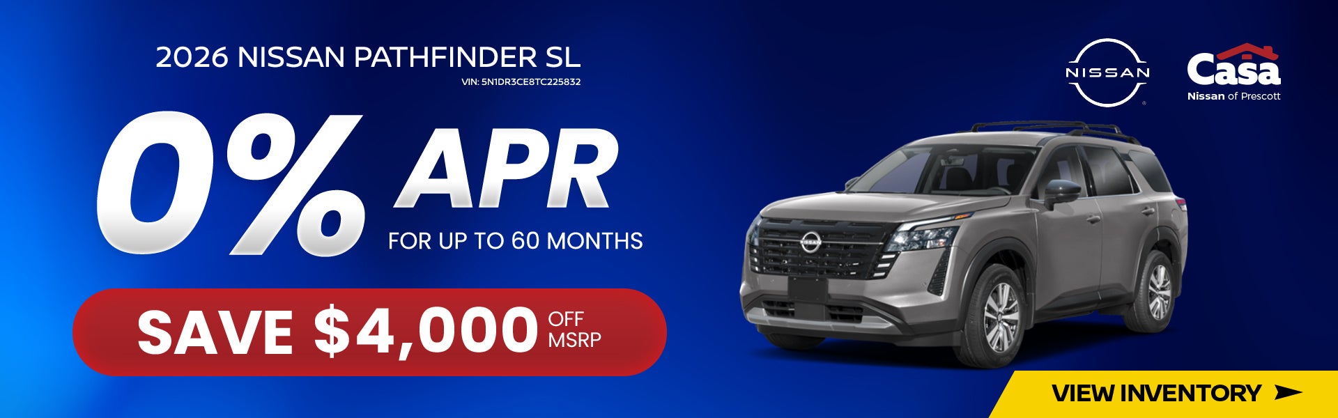 New 2026 Nissan Pathfinder SL