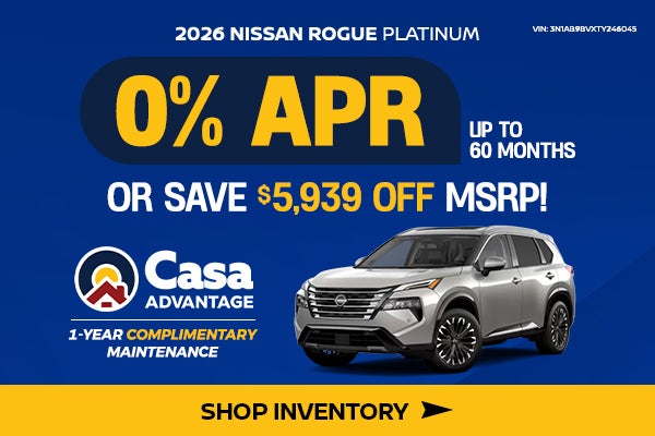 New 2026 Nissan Rogue Platinum