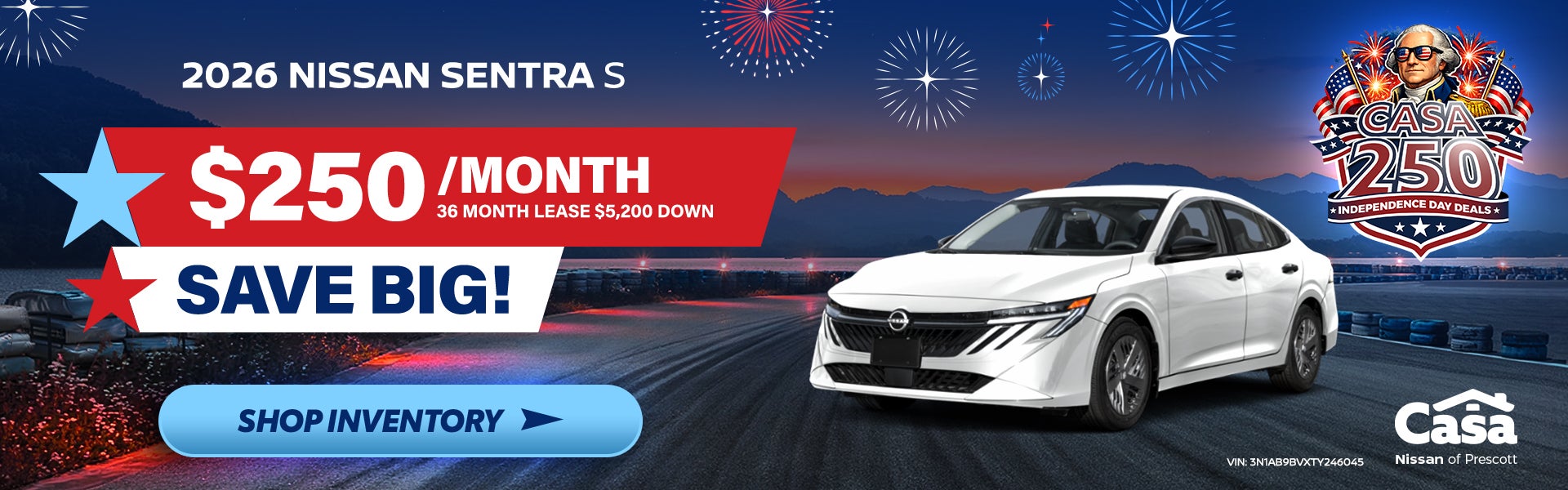 New 2026 Nissan Sentra S