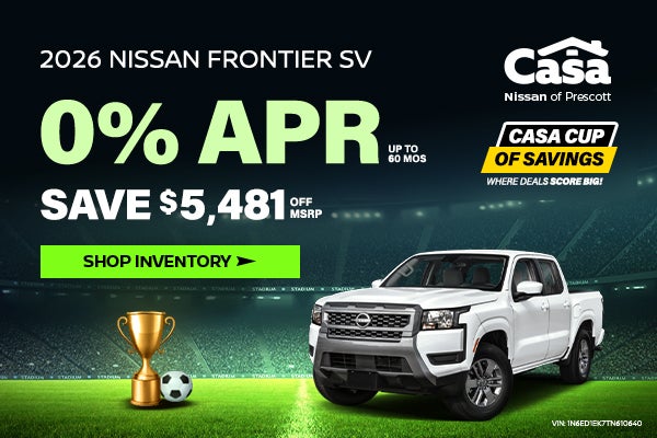 New 2026 Nissan Frontier SV