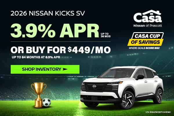 New 2026 Nissan Kicks SV
