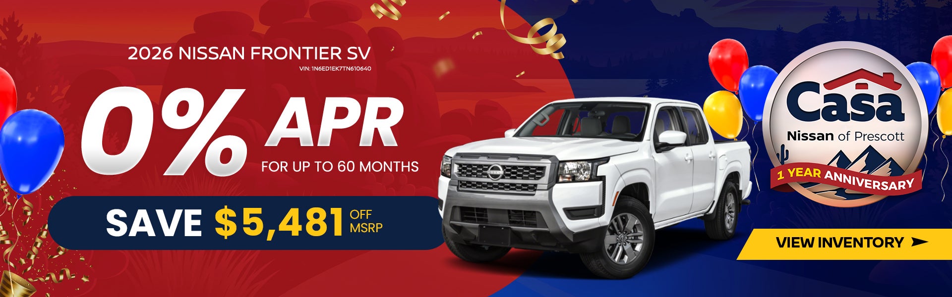 2026 Nissan Frontier SV