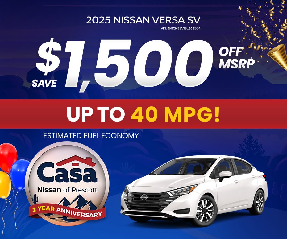 2025 Nissan Versa SV