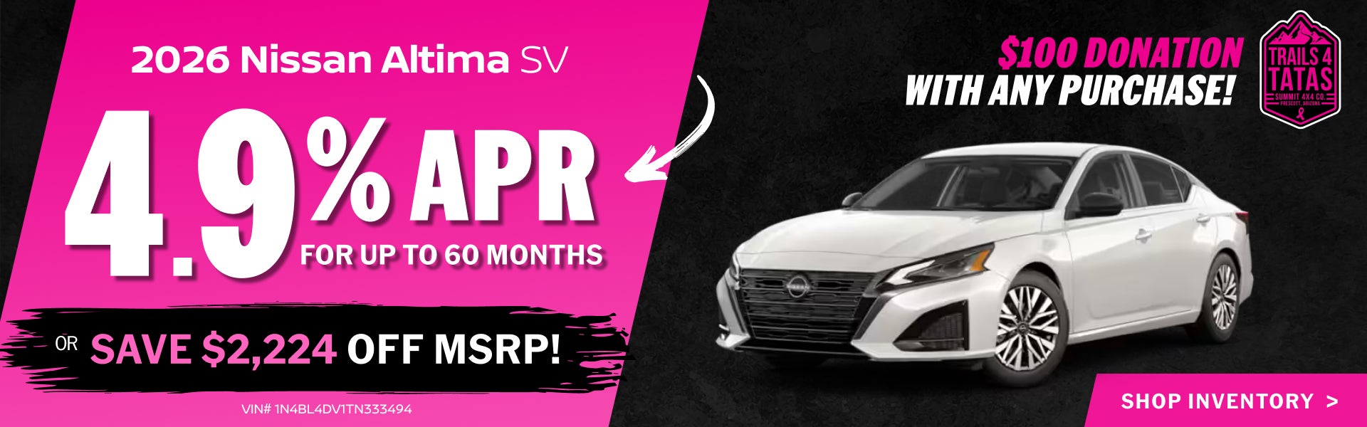 2026 Nissan Altima SV