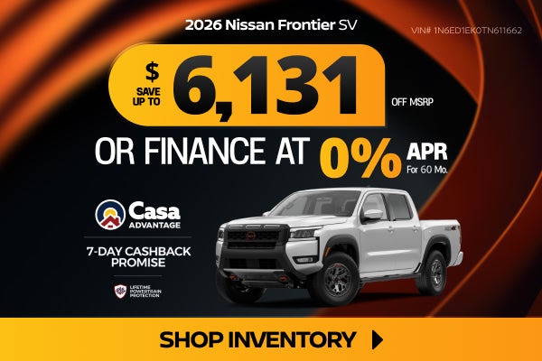 New 2026 Nissan Frontier SV