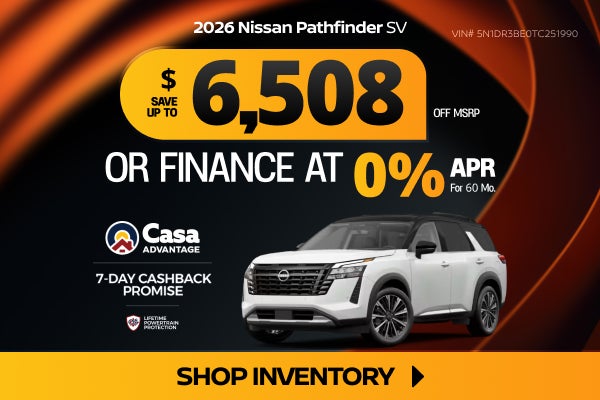 New 2026 Nissan Pathfinder SV
