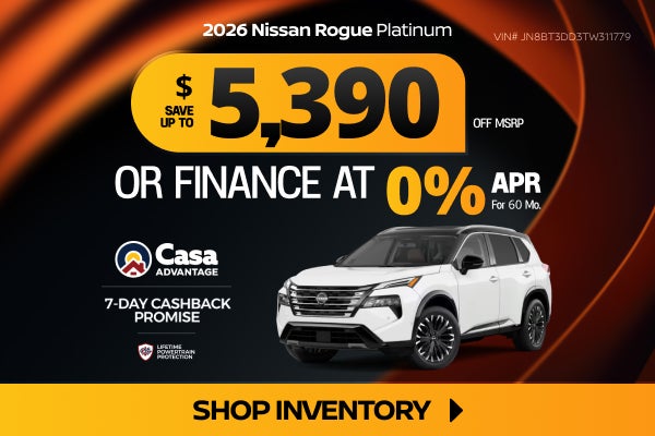New 2026 Nissan Rogue Platinum