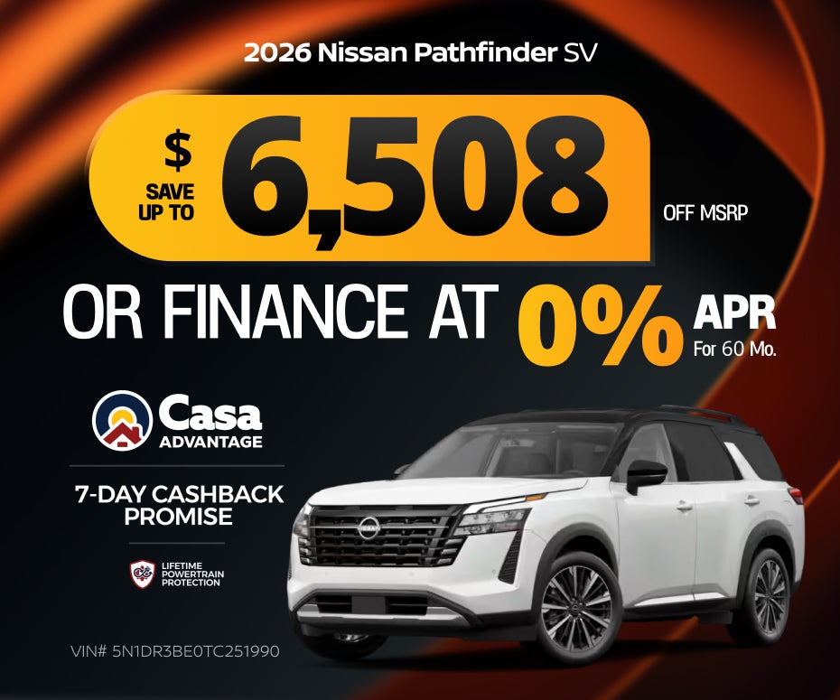 New 2026 Nissan Pathfinder SV